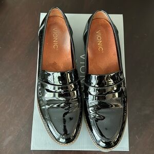 Patent Leather Penny Loafers
